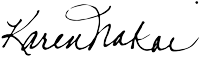 Karen Nakai Signature