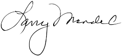 Larry Mandel Signature