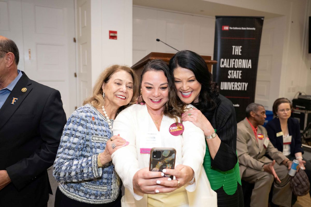 Chancellor García attended a CSU Alumni and Congressional Community event in Washington, D.C. April 10, 2024, with about 300 CSU alumni and leaders and congressional members.
