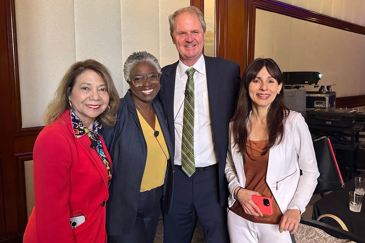 Chancellor García participated in a panel discussion on the importance of higher education hosted by The Campaign for College Op