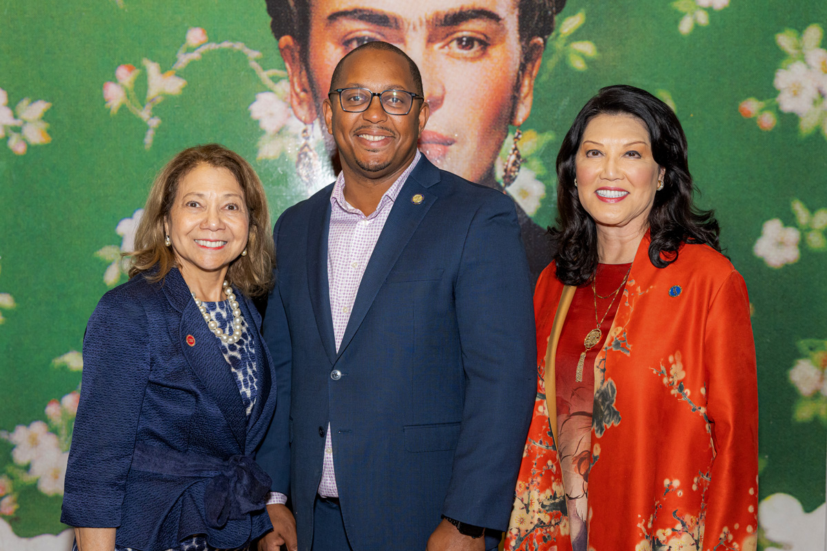 Long Beach Mayor Rex Richardson held a welcome reception for Chancellor García in December 2023.