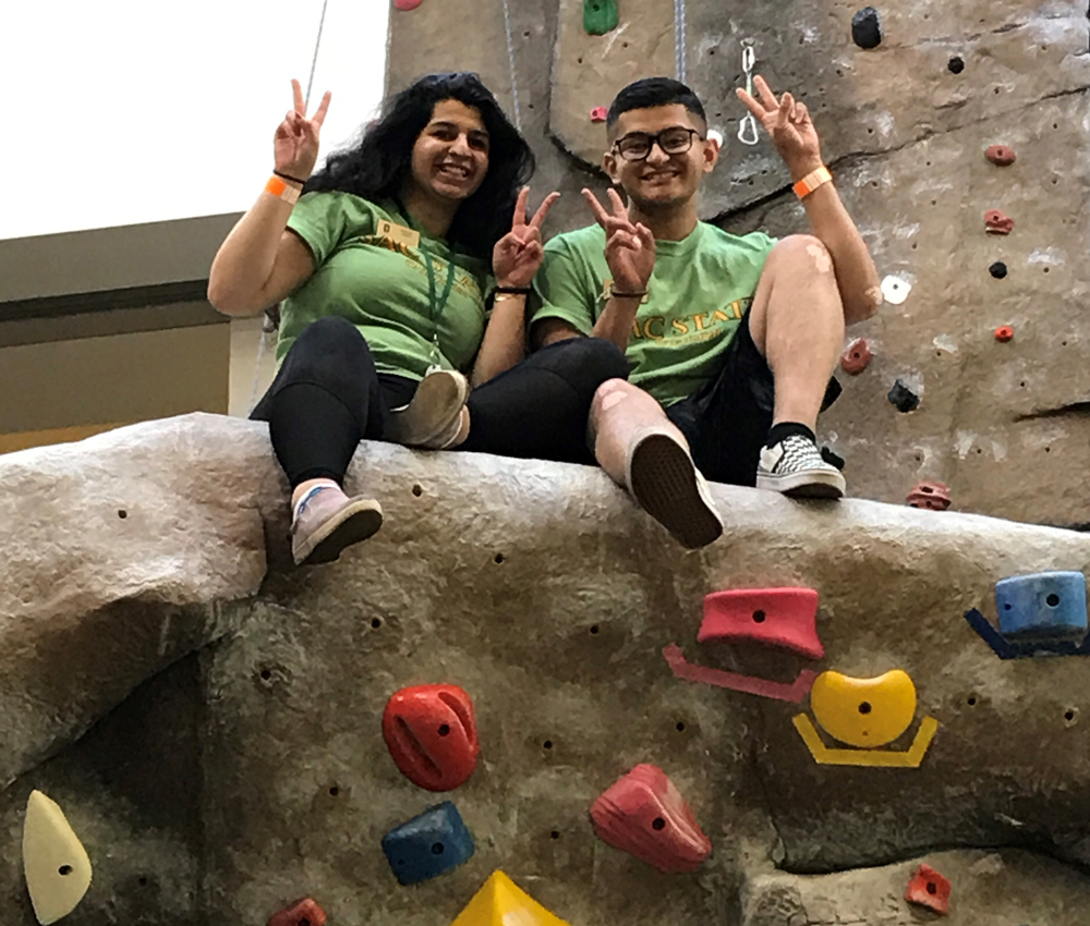 Ignacio works as an orientation leader at Sacramento State.
