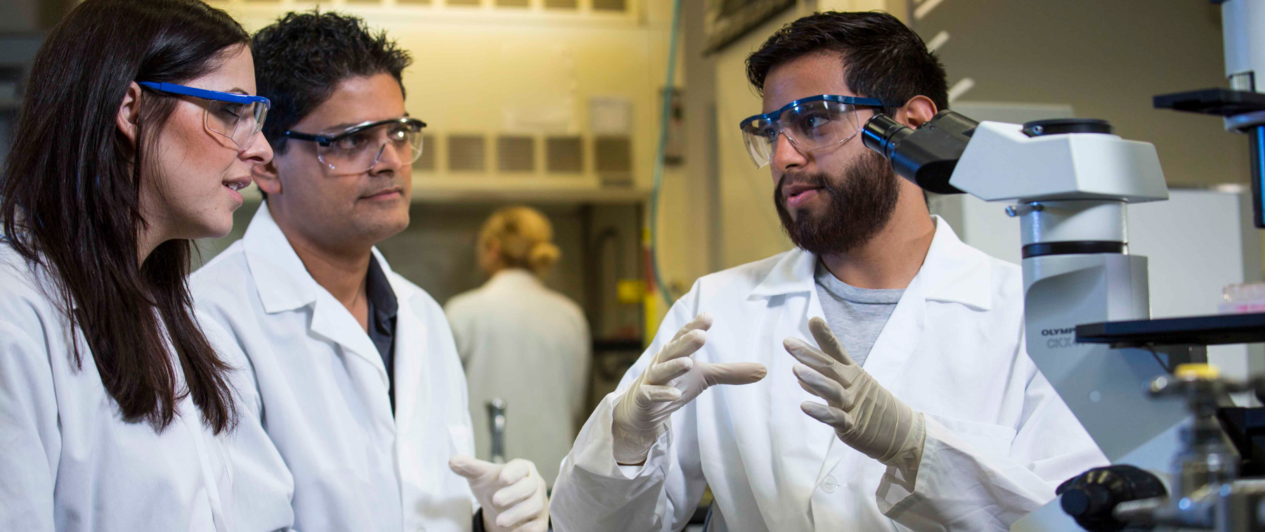 Students in a lab