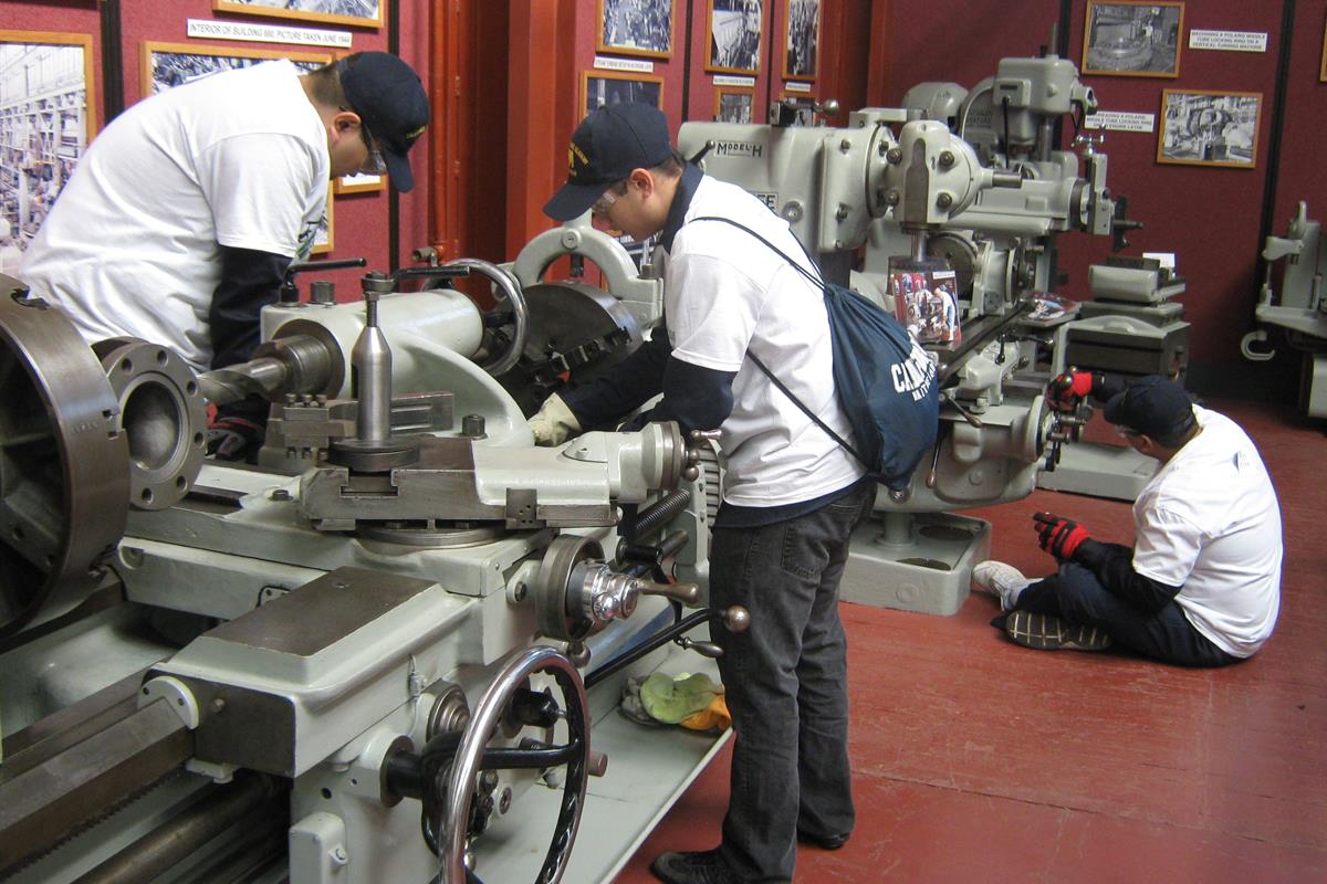 Cal Maritime cadets at Mare Island Museum