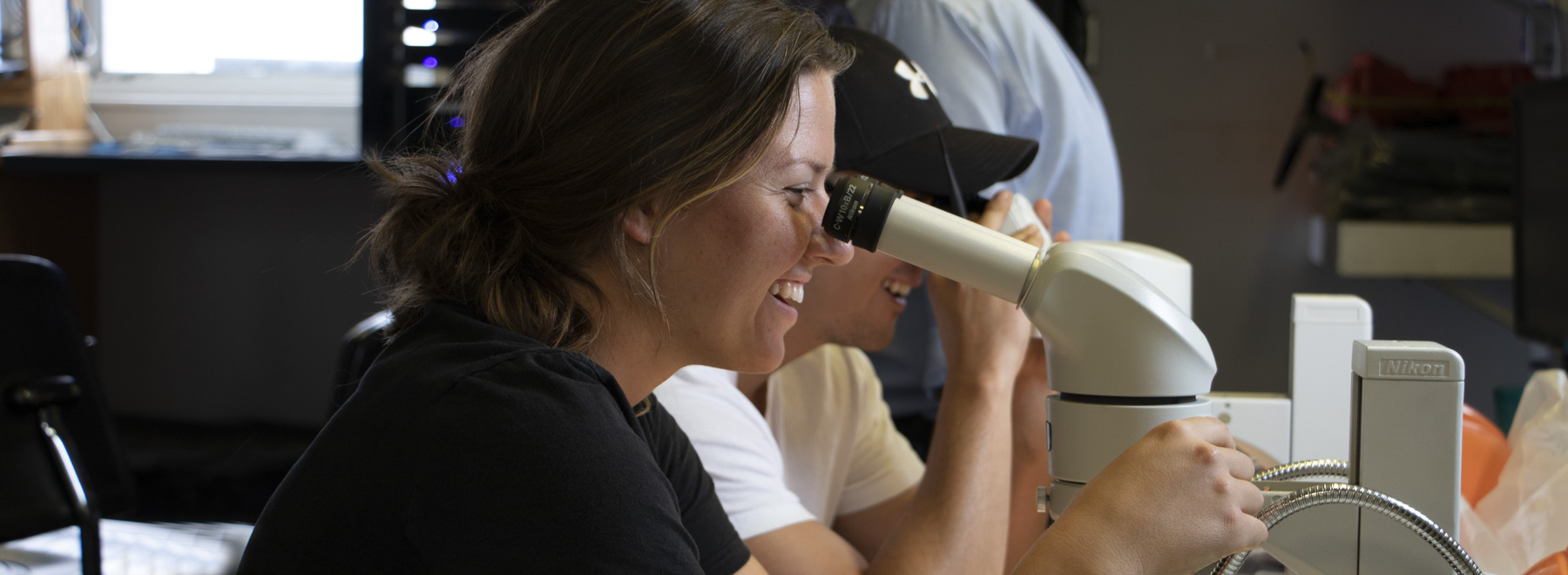bakersfield students watching a research experiment
