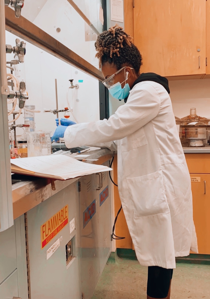 Student Conducting Research 
