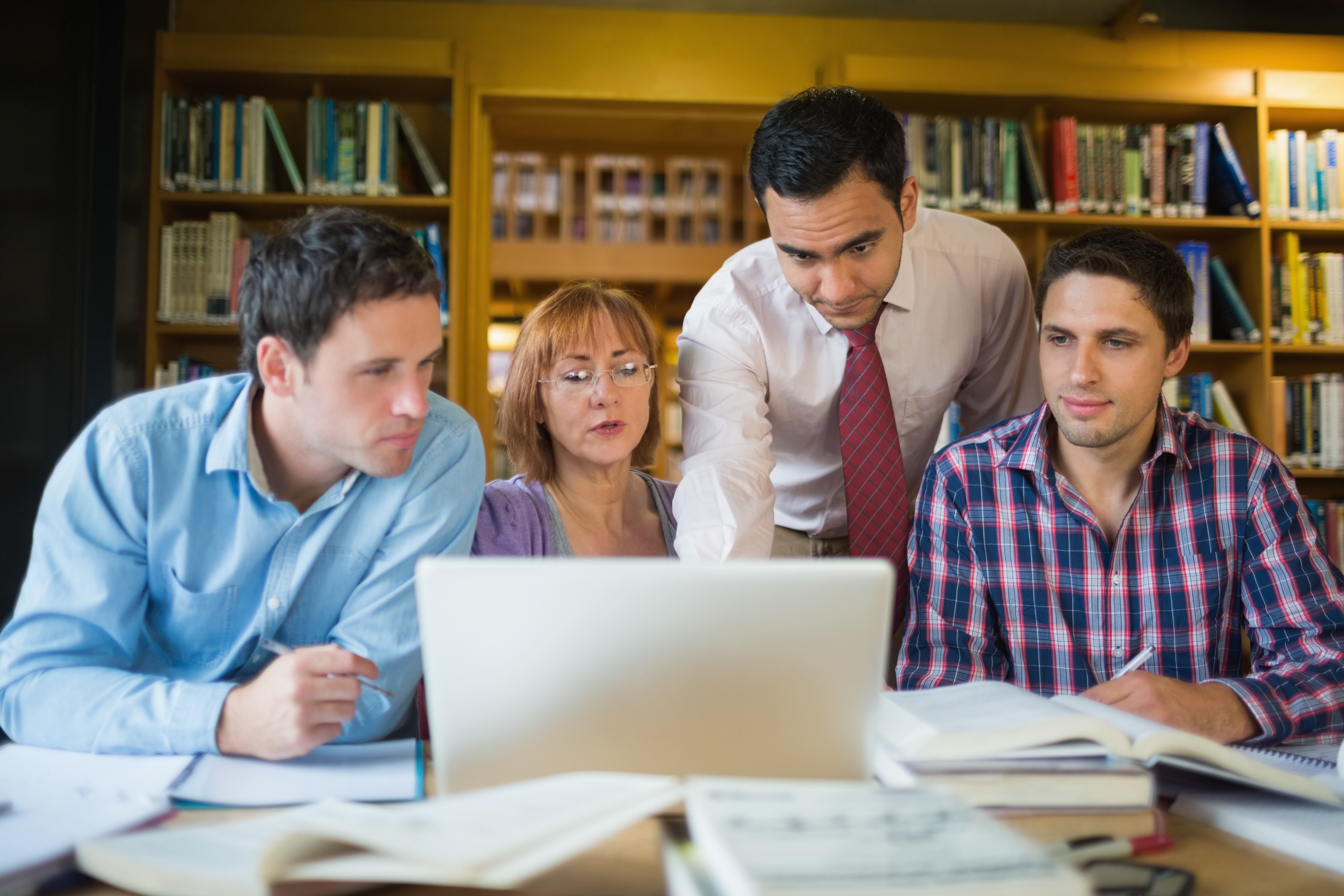 Faculty working together
